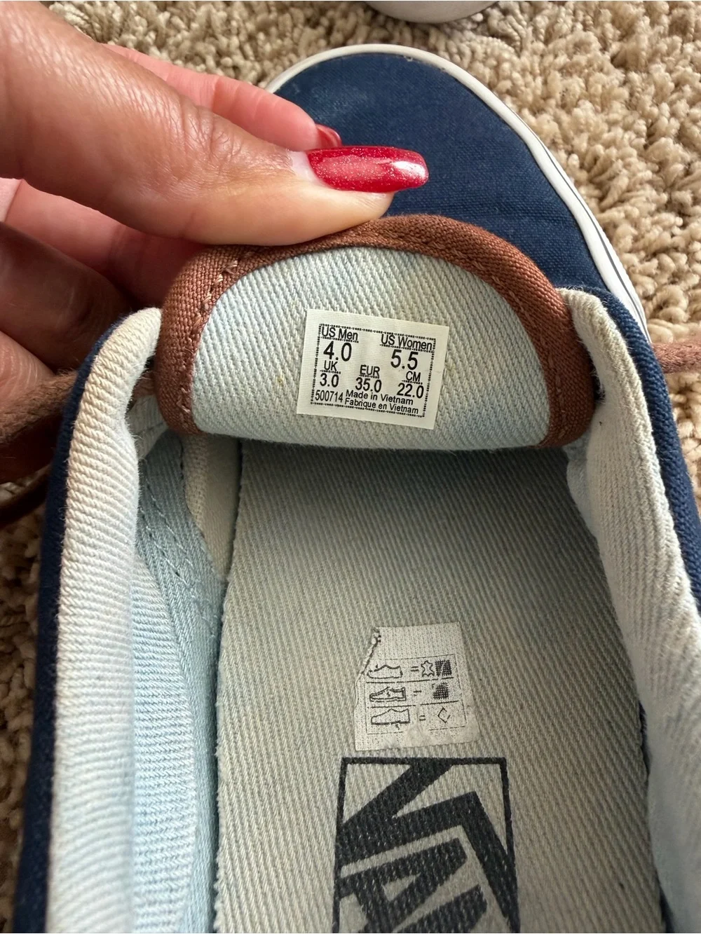Vans Kids Navy Era 59 Sneaker